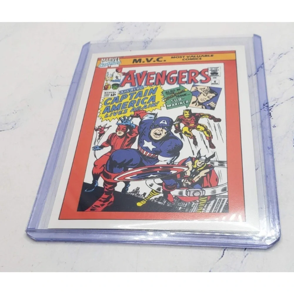 1990 Impel Marvel Universe Most Valuable Comics Avengers #4 #136